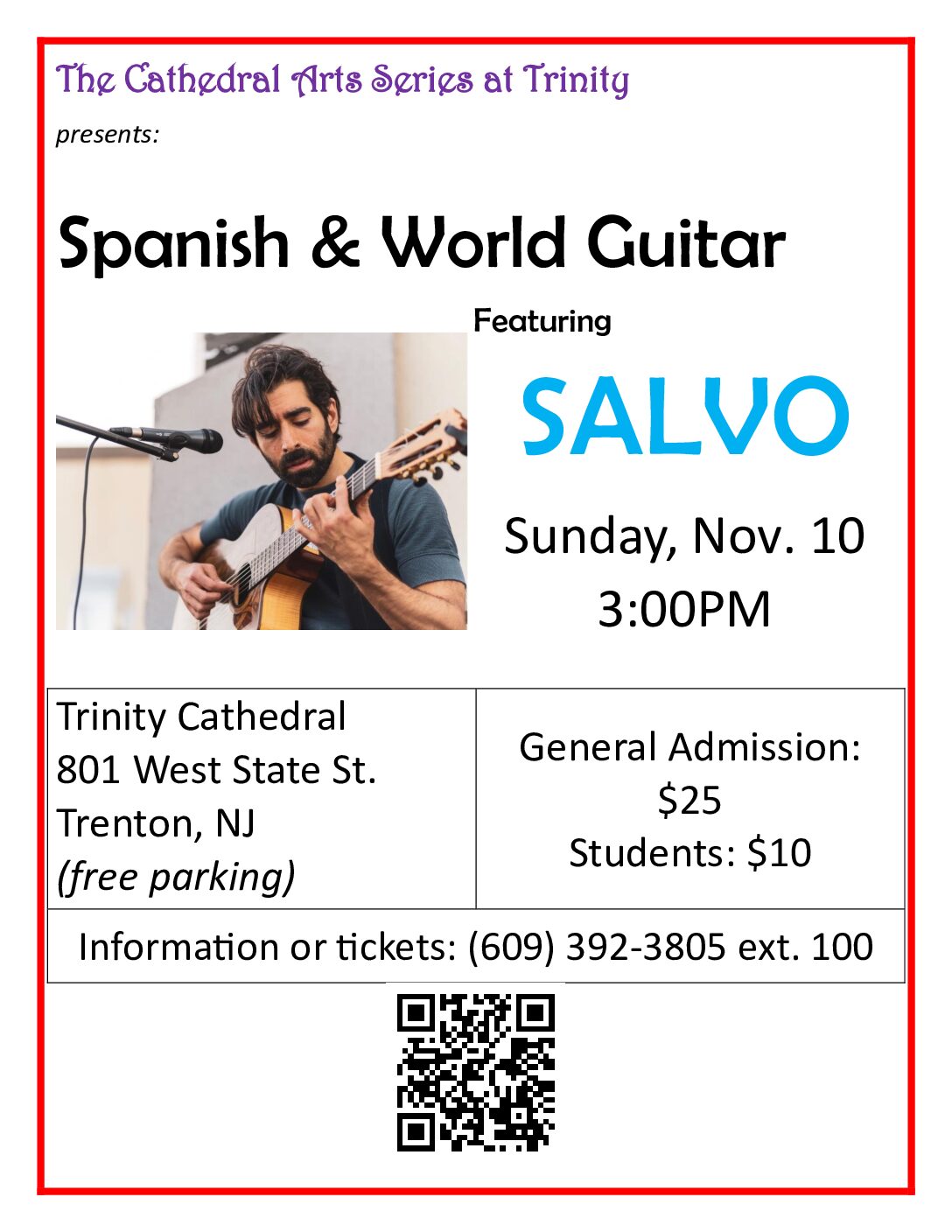 CAST Presents: Salvo – Spanish & World Guitar