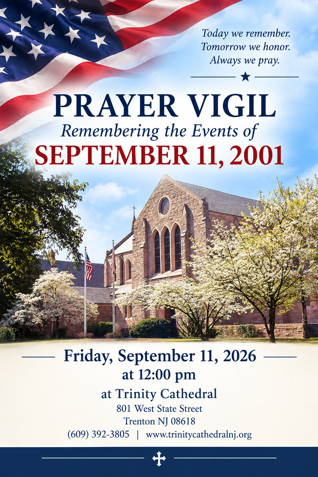 September 11, 2001 ~ 25th Anniversary Prayer Service at Trinity Cathedral
